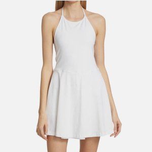 Halter Dress NWOT ATM Small White Anthony Thomas Melillo Built in Shorts Tennis